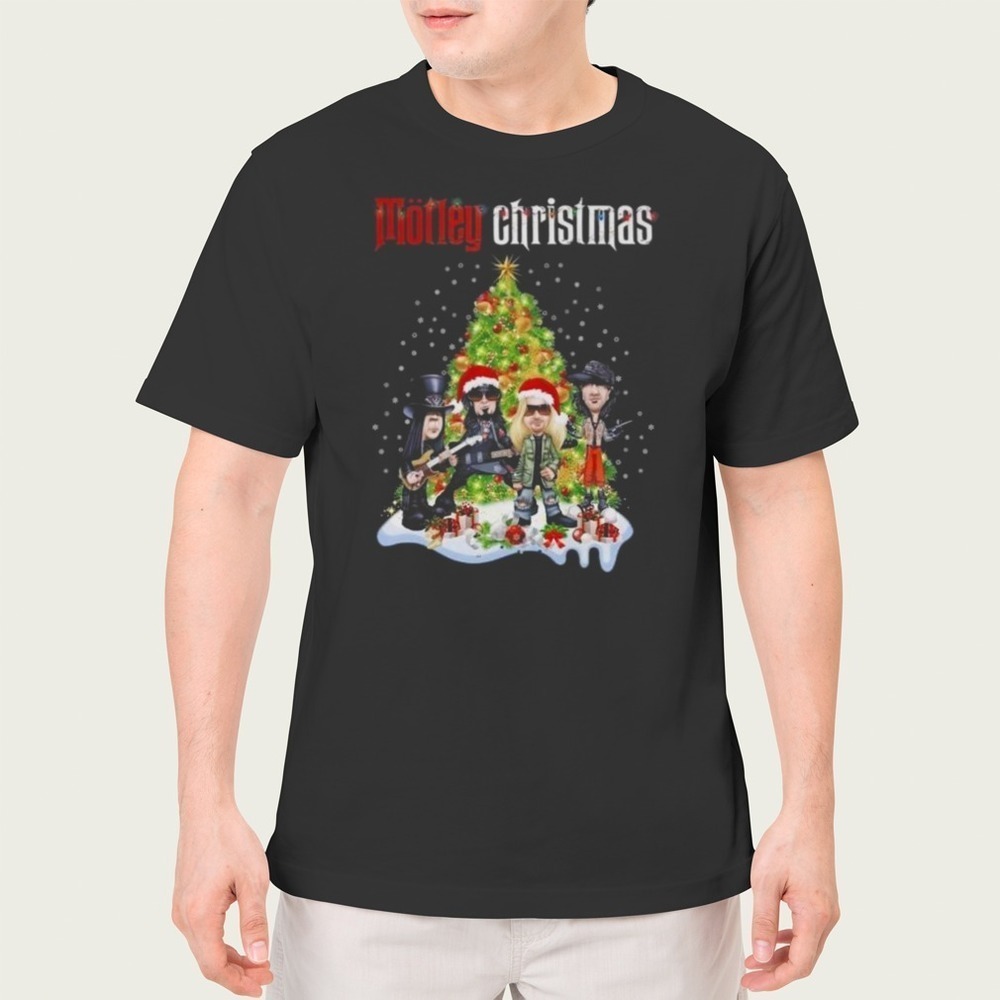 Motley Christmas Motley Crue Heavy Metal Band Shirt